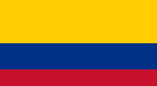 Confira 3 curiosidades sobre a Colômbia. A 2ª é uma grande surpresa, você já sabia? - Bandeira da Colômbia