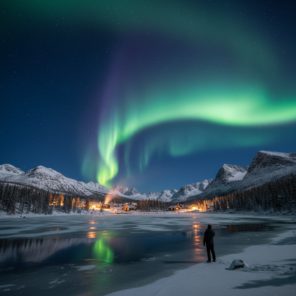 Leia mais sobre o artigo Inverno Mágico: Os Melhores Lugares do Mundo para Ver a Aurora Boreal pela Primeira Vez