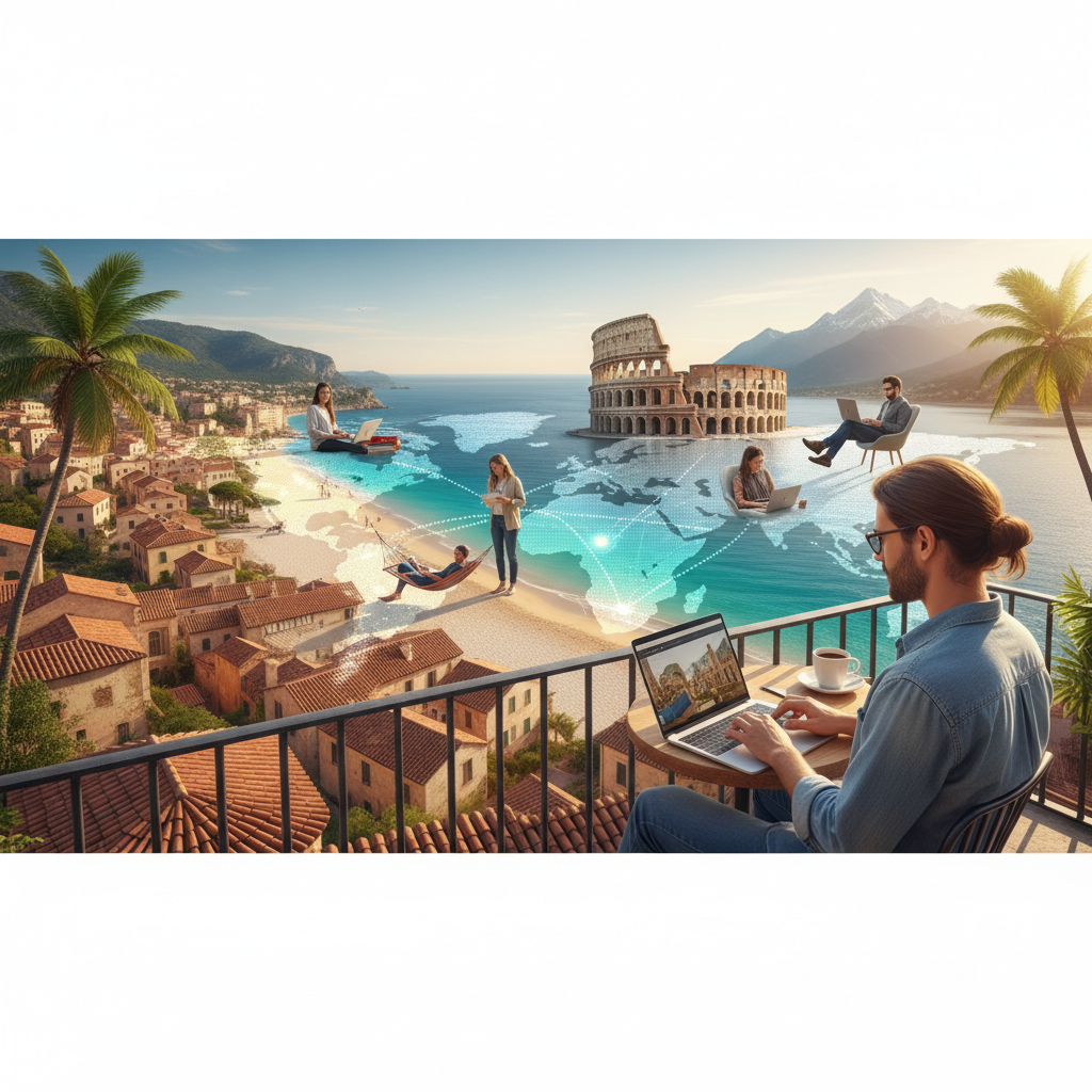 Leia mais sobre o artigo Nômade Digital: Os Melhores Países para Morar e Trabalhar Remotamente em 2026